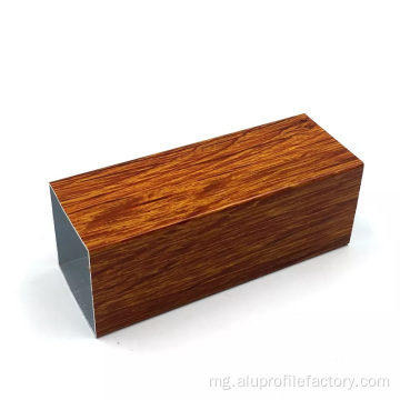 Wood Grain fitsaboana aluminum varavarana sy ny mombamomba ny varavarankely